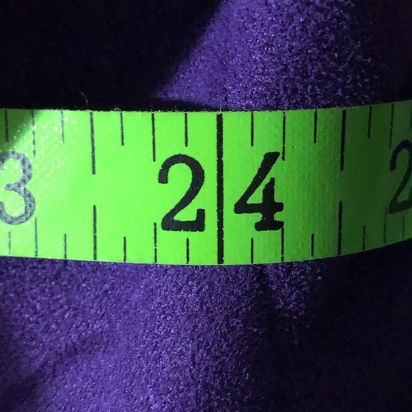 Womens Purple Faux Suede Jacket. Size 14. TanJay. Like NEW - Picture 7 of 9